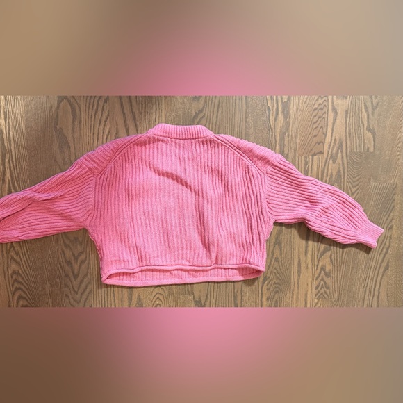 A.L.C. Lianne Sweater Pink Lady -
Ribbed Women's Sweater - Picture 9 of 11
